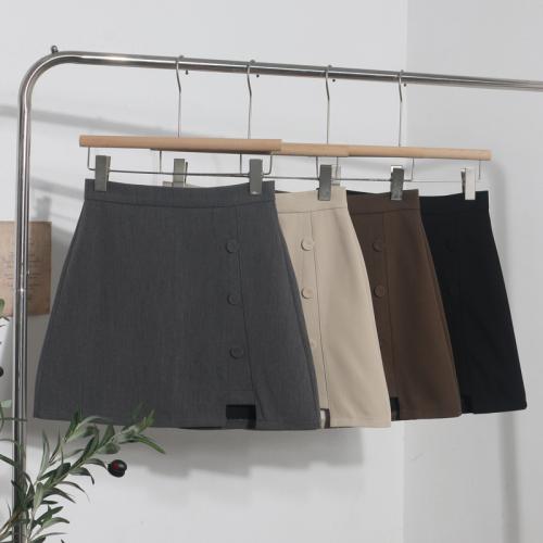 Polyester High Waist Sheath Skirt anti emptied PC