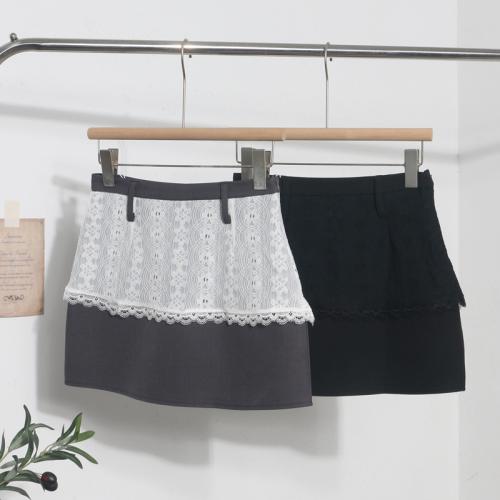 Polyester High Waist Sheath Skirt anti emptied PC