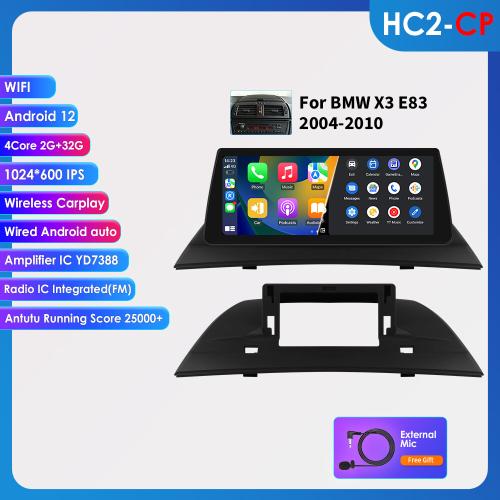 Android13 Car GPS Navigation Carplay 10.25 inch Screen Wifi For BMW X3 E83 2004-2010