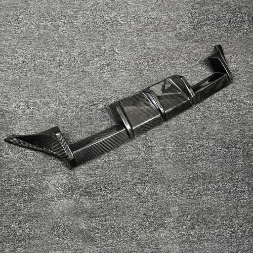 For 2023-2025 BMW G87 M2 MT Style 3 Fins Real Carbon Fiber Rear Bumper Diffuser