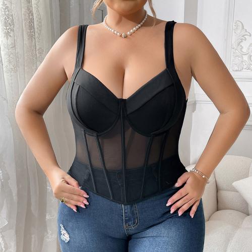 Polyester Tanktop Zwarte stuk