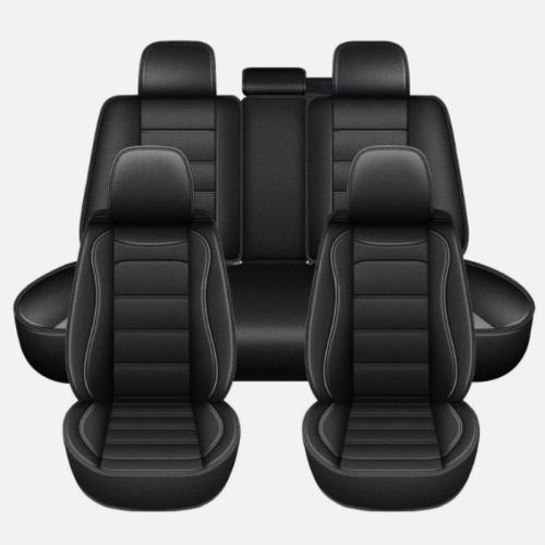 For Honda Quilted Leather Car Seat Covers  Front Rear Full Set Protectors