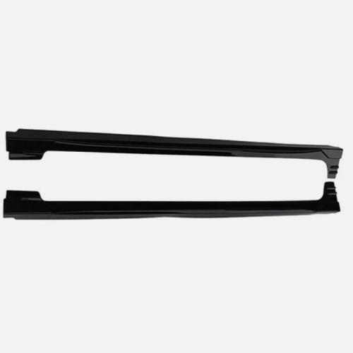 Fits For 2016-2023 Chevrolet Malibu Side Skirts Extensions Body Kit Gloss Black 2PCS