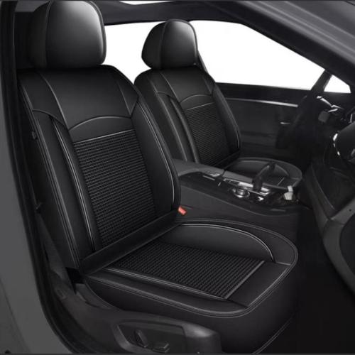 Seat Covers Fit for Jeep Cherokee 2014-2023 Ice Silk Leather Seat Covers Full Set