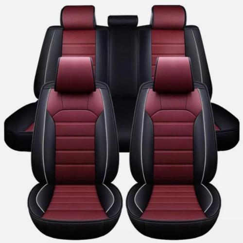 For Toyota Car Seat Cover Full Set  Leather Front+Rear Protectors Cushion
