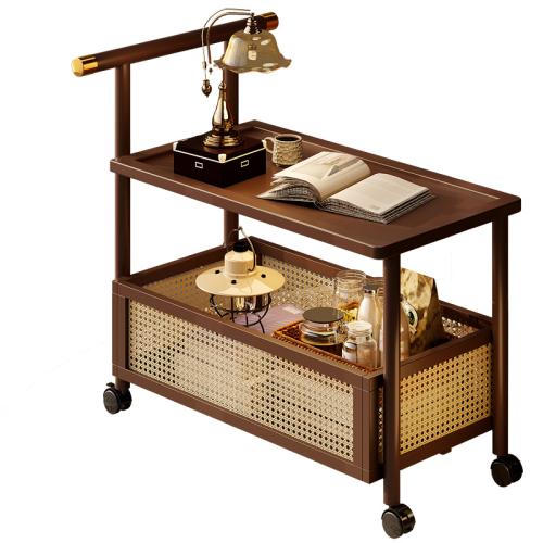 Bamboo Multifunction Tea Table for storage & durable painted PC