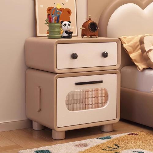 Wood Multifunction Bedside Cabinet for storage & durable PC