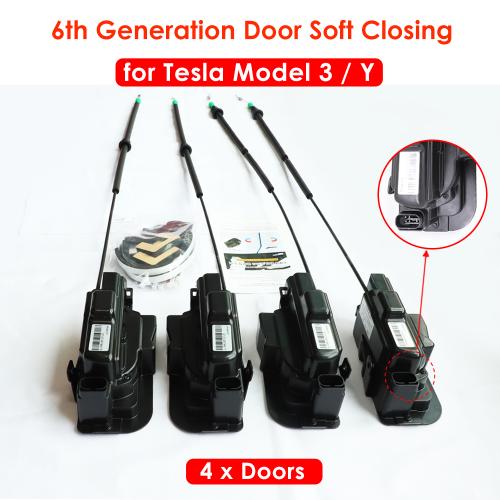 Soft Close Door Latch Lock Actuator for Tesla Model Y Model 3 2021-2025 Anti Pinch Electric Suction Door Locks