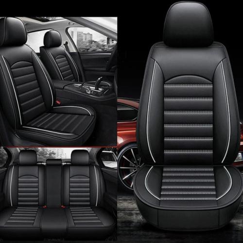 For Ford Mustang Leather 5 Seat Cover Front Rear Full Sets Protector Cushion US