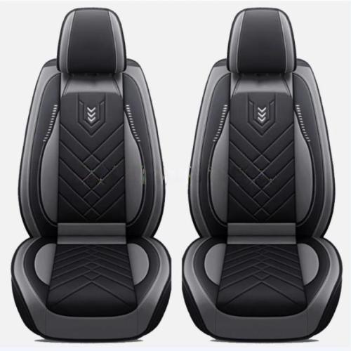 Car  Covers Faux Leather Full Set Protector Cushion For Nissan Black and Gray
