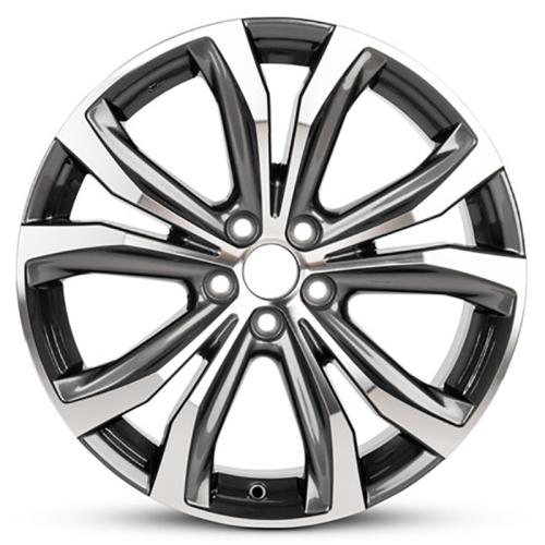 New Wheel For 2016-2022 Lexus RX350 20 Inch Machined Charcoal Aluminum Rim