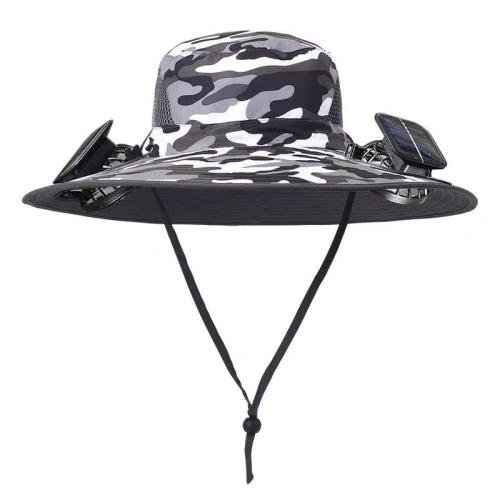 Polyester Solar Fan Cap Plastic meer kleuren naar keuze : stuk