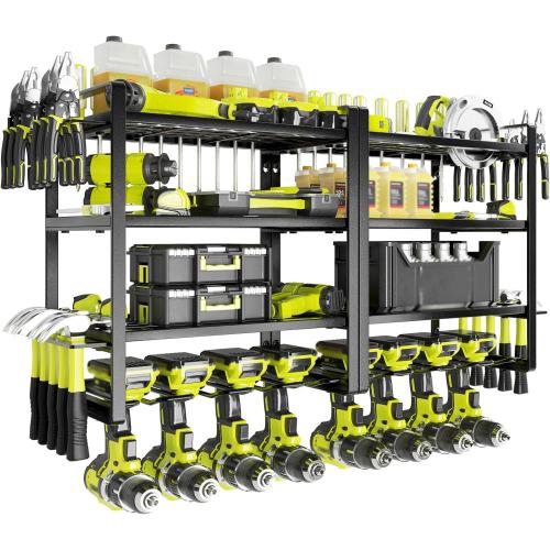 Carbon Steel Multifunction Storage Rack black PC