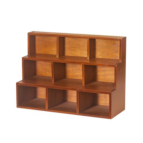Solid Wood Storage Rack brown PC