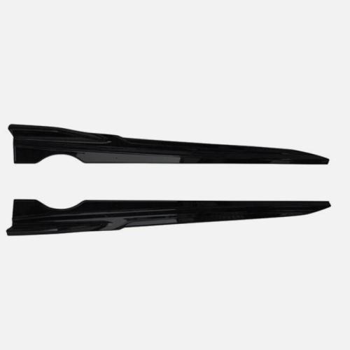 Side Skirts Extension Lip For 2019-2024 2025 BMW G05 X5 M Sport Gloss Black 2PCS