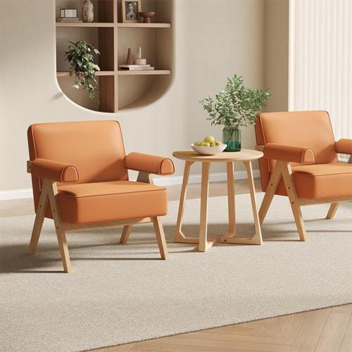 Scratch-Resistant Fabric & Sponge & Solid Wood Soft Casual House Chair Solid PC