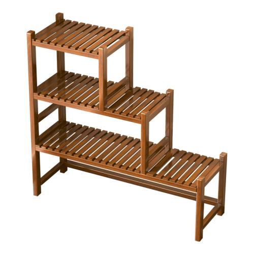 Moso Bamboo Multilayer & adjustable & Storage Rack Flower Rack PC