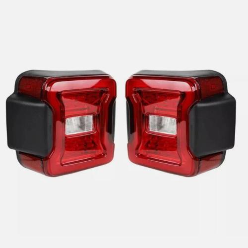 L+R Side For Jeep Wrangler JL 2018-24 LED Tail Lights w/Blind Plug &Bracket
