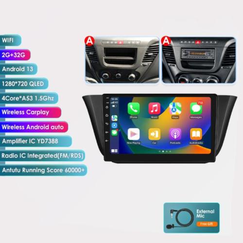 For Iveco Daily 2013-2021 Android 14 Car Stereo Radio GPS Sat Nav DAB+ Carplay