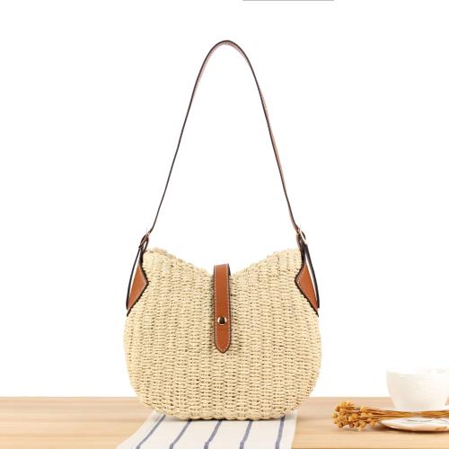Paper Easy Matching & Weave Woven Shoulder Bag durable & breathable PC