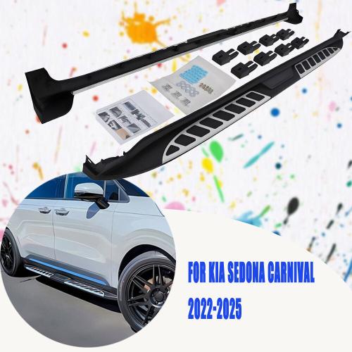 For 2022-2025 Kia Sedona Carnival Running Boards Side Steps Nerf Bar