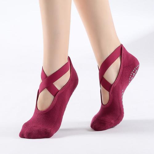 Cotton Women Yoga Sock antifriction & sweat absorption Pair