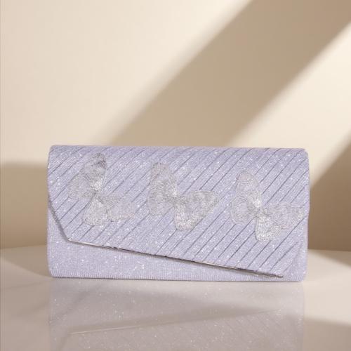 Poliestere Spojková taška Stříbro kus