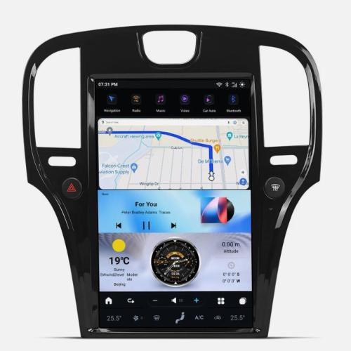 14.4 inch Android Smart Radio Vertical Screen GPS For Chrysler 300C 2011-2022