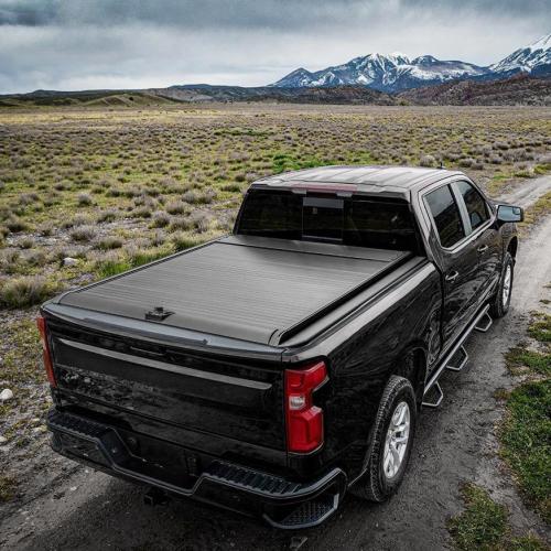 5.8FT Retractable Truck bed Cover Hard Tonneau Cover For Silverado 1500 2014-2025