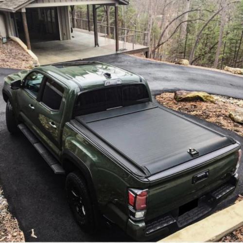 5.5FT Truck Bed Cover Retractable Hard Tonneau Cover For 2016-2023 Ford F-150
