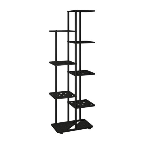 Metal Multilayer & Storage Rack Flower Rack black PC