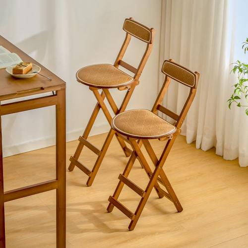 Moso Bamboo foldable Bar Stool PC