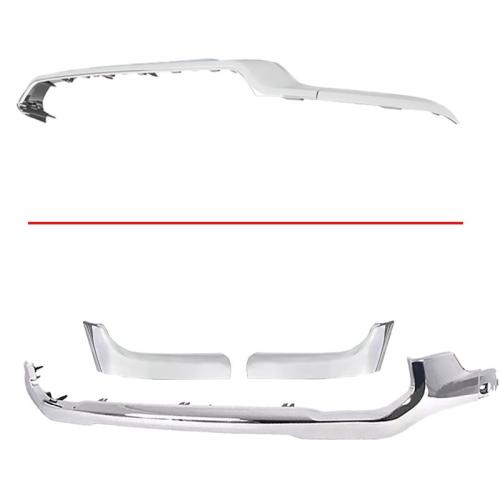 Chrome Front Upper+Lower Grille Molding Trim Fit for 2019-2024 Ram 2500 3500