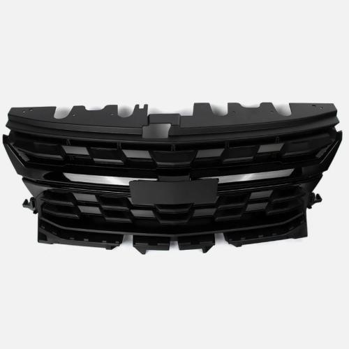 For 2021-2022 Chevrolet Chevy Colorado Gloss Black Front Bumper Grille Assembly