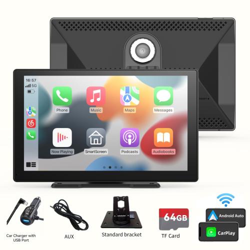 Engineering Plastics GPS System & HD Multifunctional Carplay black Set