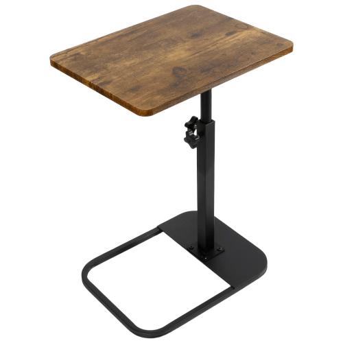 Medium Density Fiberboard & Steel Tube adjustable hight Side Table durable PC