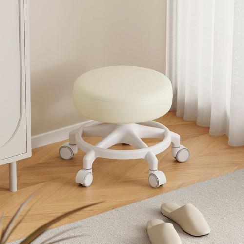 Polypropylene-PP & Sponge & PU Leather Stool with caster PC