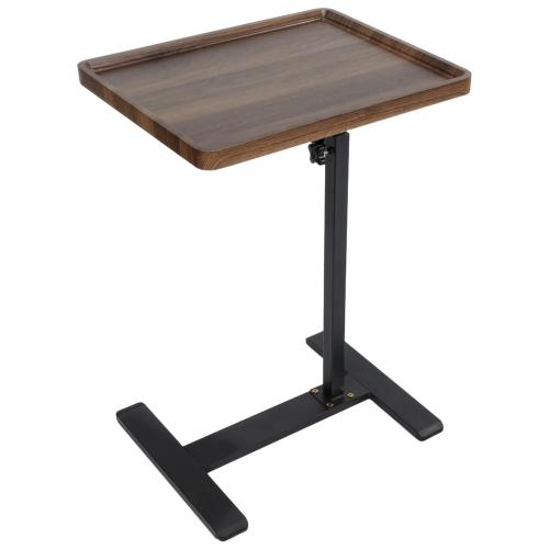 Bois & Acier Stand d’ordinateur portable café foncé pièce