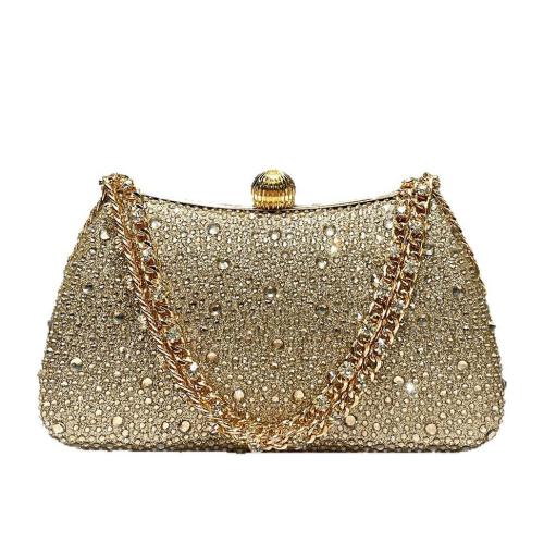 Poliestere Spojková taška Zlato kus