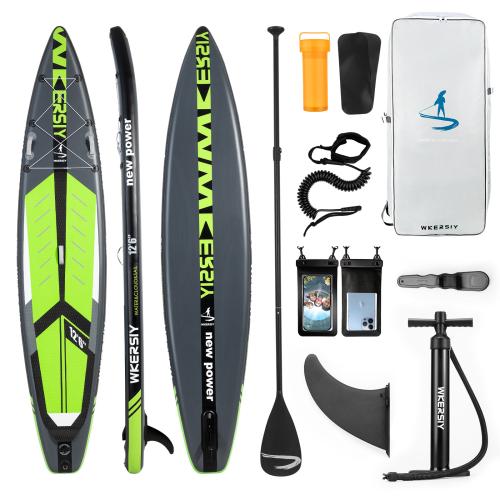 380 * 76cm racing paddle board competition inflatable surfboard  SUP paddle board