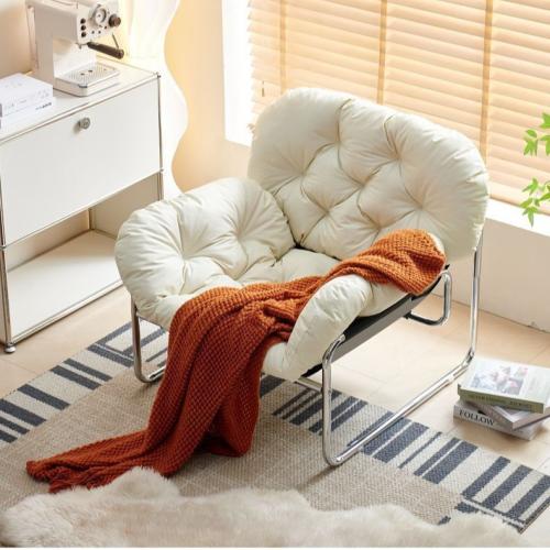 PP Cotton & Stainless Steel & PU Leather Casual House Chair PC