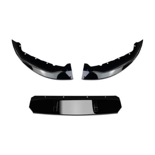 Front Bumper Spoiler Lip For BMW 5 Series G30 G31 M Sport 2021-2023 Gloss Black