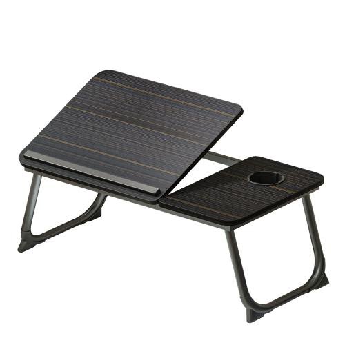 Medium Density Fiberboard & Carbon Steel adjustable & foldable Laptop Stand portable PC