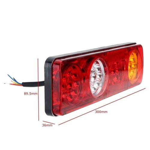 El plastico Luz trasera del automóvil, colores mezclados, 2PCs/Conjunto,  Conjunto