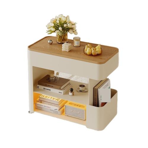 Environmental TPU & Stainless Steel Soft & Multifunction Tea Table for storage & durable plated mixed colors PC