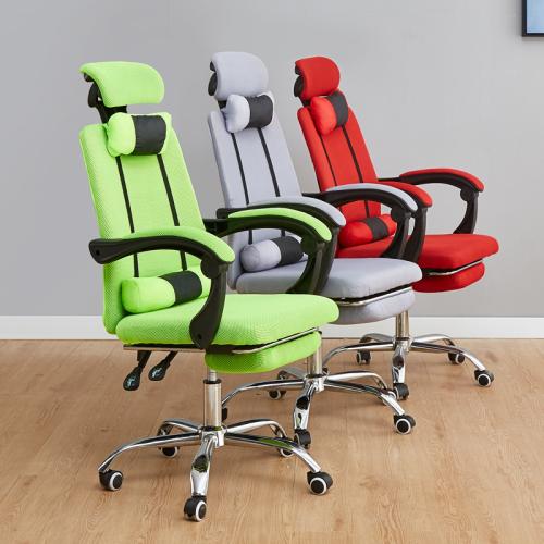 Steel & Mesh Fabric & Sponge adjustable Office Chair with caster PC