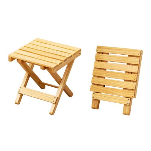 Wood foldable Stool portable PC