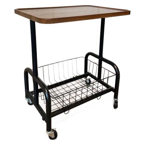 Carbon Steel & Solid Wood Multifunction Tea Table durable PC