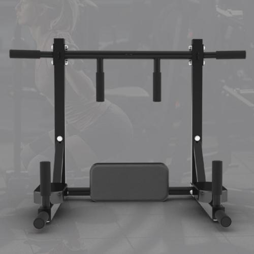 Acier laminé à froid & PU Cuir Pull-ups Crochets de levage Noir pièce