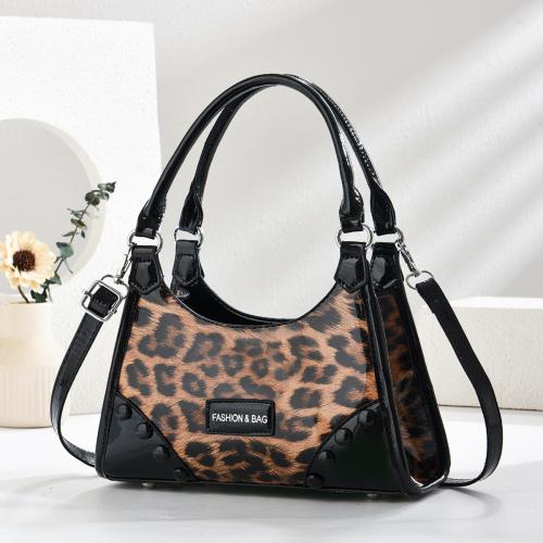 PU Leather Box Bag Shoulder Bag leopard PC